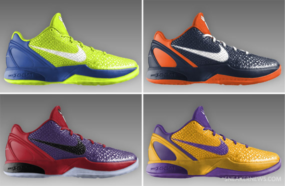 Skifte tøj Slapper af stang Nike Zoom Kobe VI - Available on Nike iD - SneakerNews.com