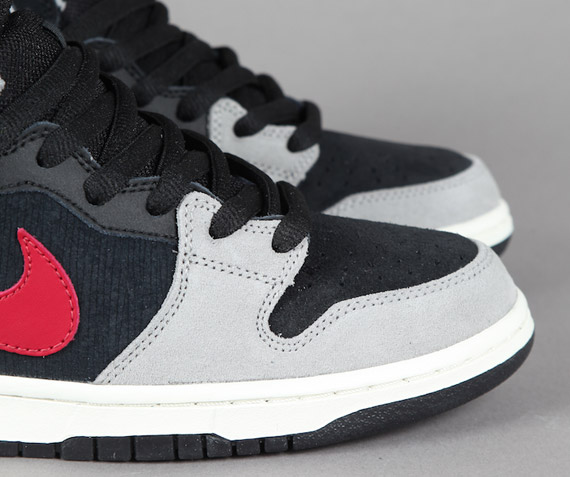 Nike SB Dunk Mid Pro - Black - Varsity Red - Mean Green | Available