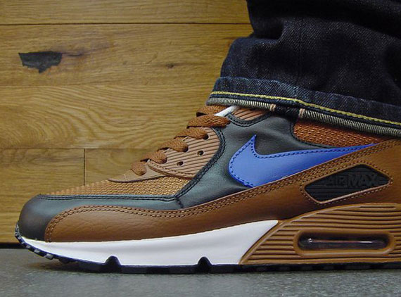 Nike Air Max 90 – Pecan – Black – Varsity Royal