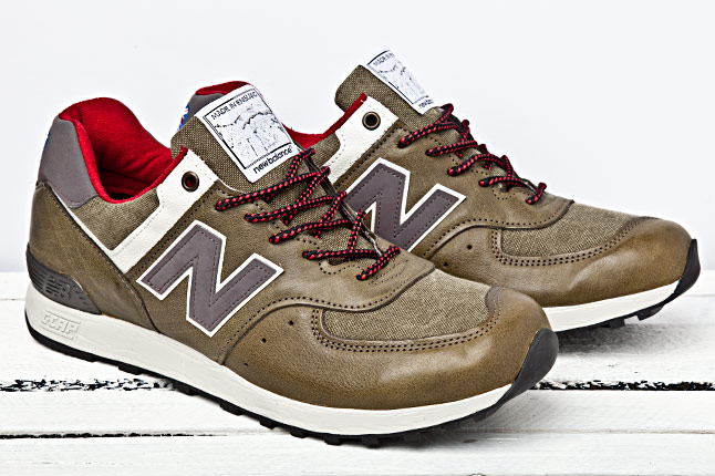 New Balance 576 Lake District Pack Khaki Red 2 1