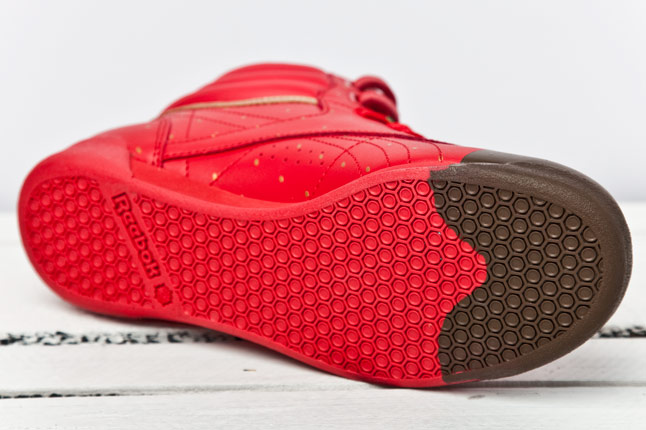 Reebok F S Hi Valentine Red Gold 3 1