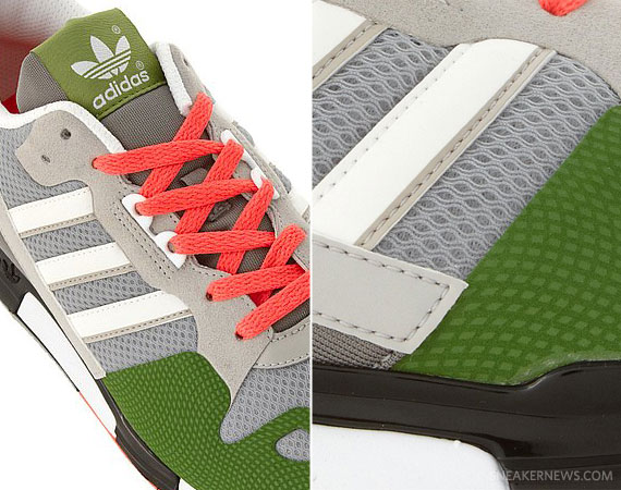 adidas zx800 grey green red black 07