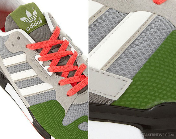 adidas ZX800 – Grey – White – Cactus Green – Hot Red