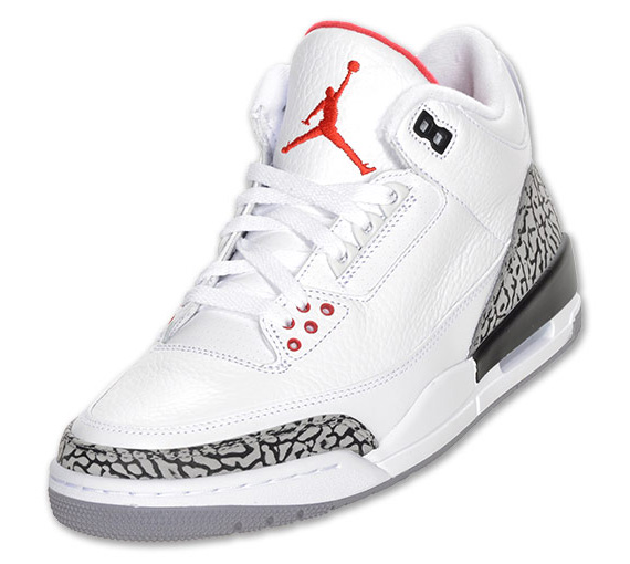 Air Jordan III - White - Cement Grey 