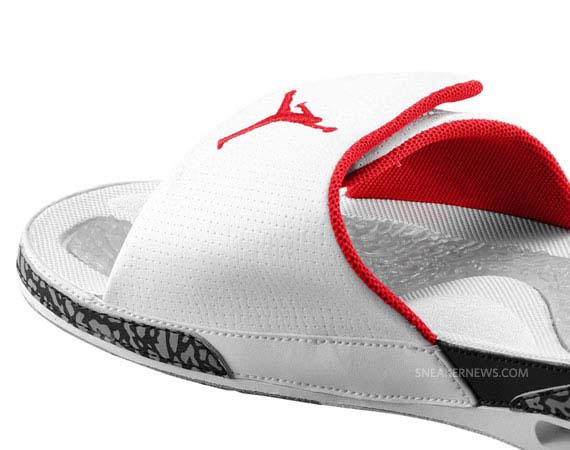 Air Jordan III Retro Slide – White – Cement Grey - SneakerNews.com