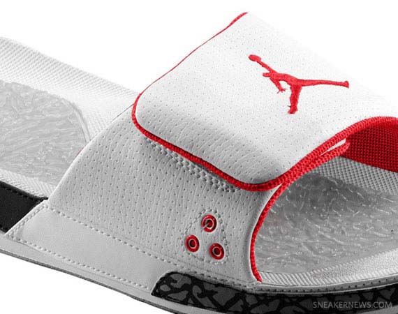 Air Jordan III Retro Slide – White – Cement Grey - SneakerNews.com