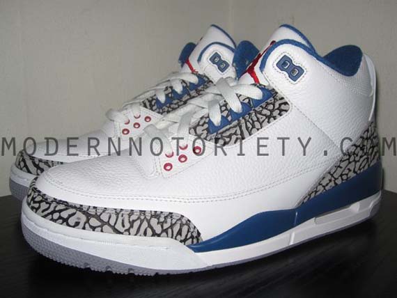 fake jordan 3 true blue