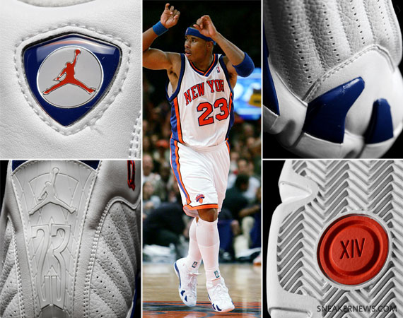 Air Jordan XIV (14) - Quentin Richardson Knicks Home PE