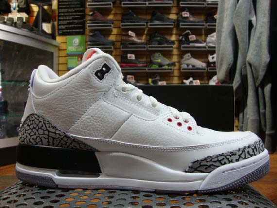 Air Jordan III (3) White - Cement Grey | Hitting U.S. Retailers ...