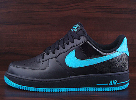 Nike Air Force 1 Low 07 Black Chlorine Blue SneakerNews