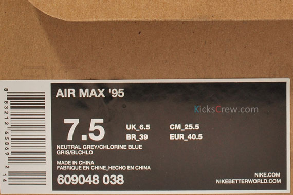 Nike Air Max 95 Neutral Grey Chlorine Blue Kickscrew 01