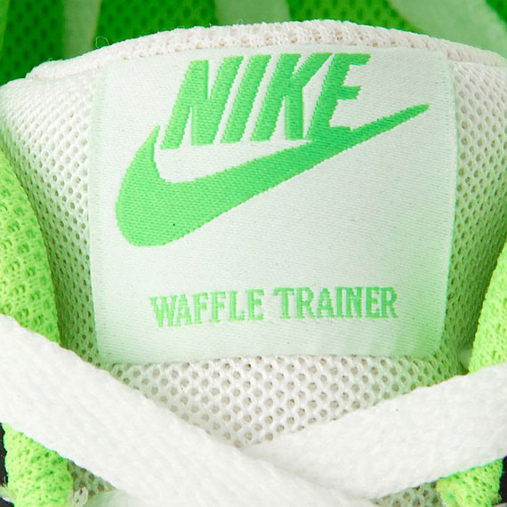 Nike Air Waffle Black White Electric Green 06