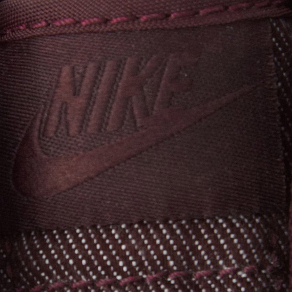 Nike Blazer Mid Burgundy Denim 5