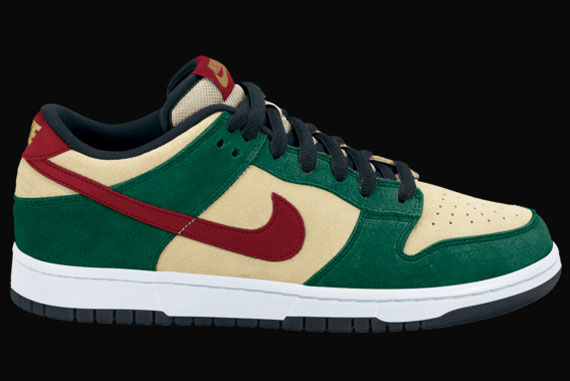 Nike Sb Dunk Low Pro Green Red Tan March 2011 01