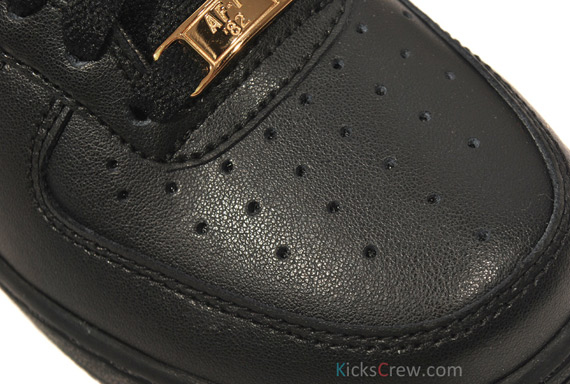 Nike WMNS Air Force 1 Low – Black – Metallic Gold - SneakerNews.com