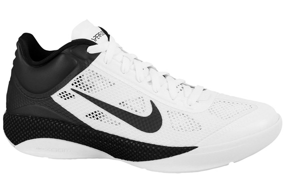 Nike Zoom Hyperfuse Low White Black Eastbay