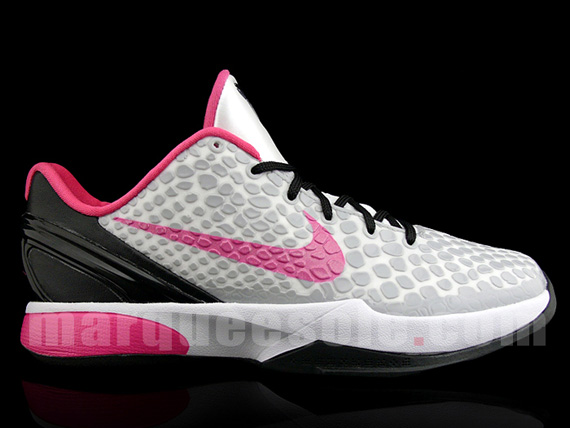 Nike Zoom Kobe Vi Gs Grey Black Pink 03