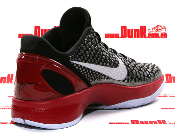Nike Zoom Kobe Vi X Black White Varsity Red Dunk 04