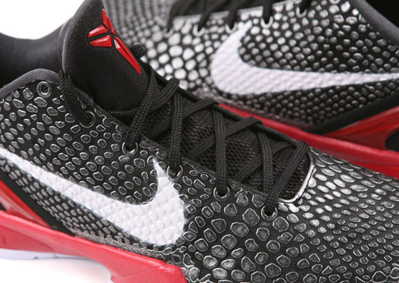 Nike Zoom Kobe VI X - Black - White - Varsity Red | Detailed Images