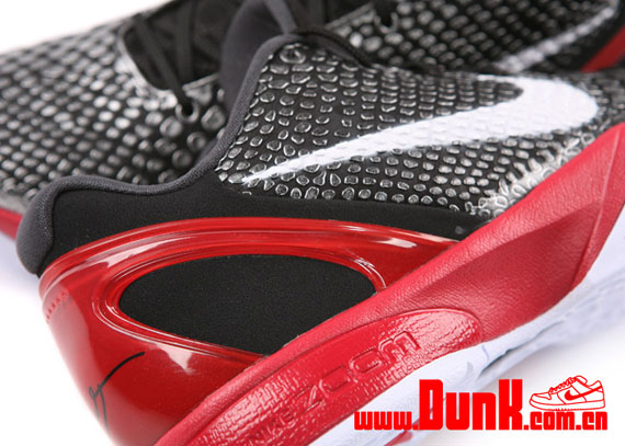 Nike Zoom Kobe Vi X Black White Varsity Red Dunk 06