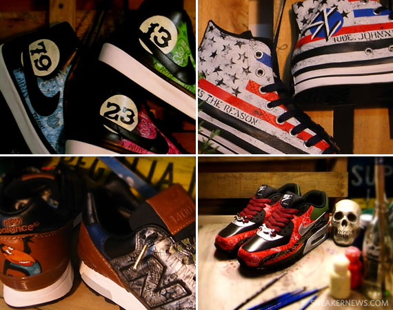 SBTG Royalefam ‘Garage Days’ Custom Footwear Collection
