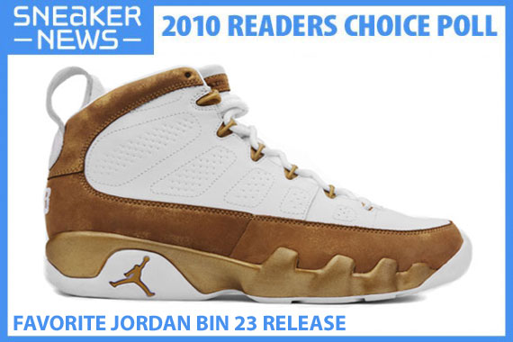 Sneaker News 2010 Readers Choice Awards Favorite Jordan Bin 23 Release