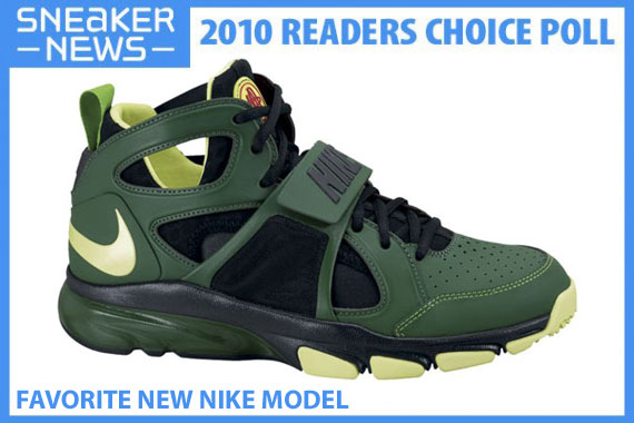 sneaker news 2010 readers choice awards favorite new nike model