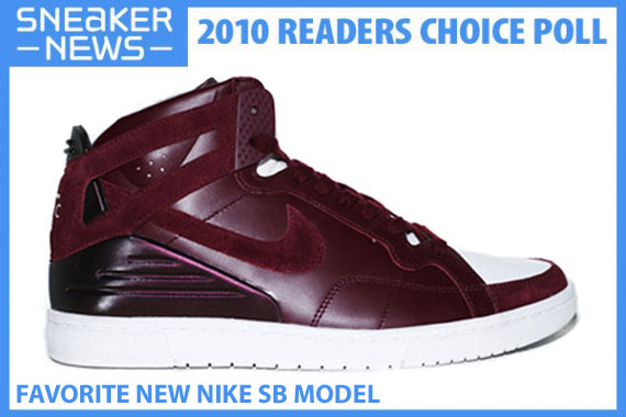 sneaker bianco news 2010 readers choice awards favorite new nike sb model