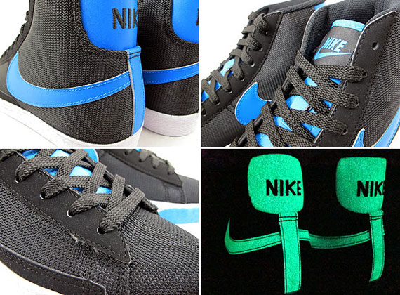 Nike Blazer High – Black – Photo Blue – Glow in the Dark