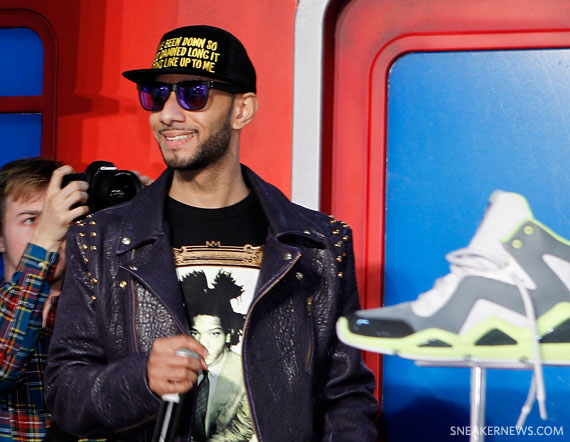 Swizz Beatz Making Entrance To Announce New Partnership With Reebok