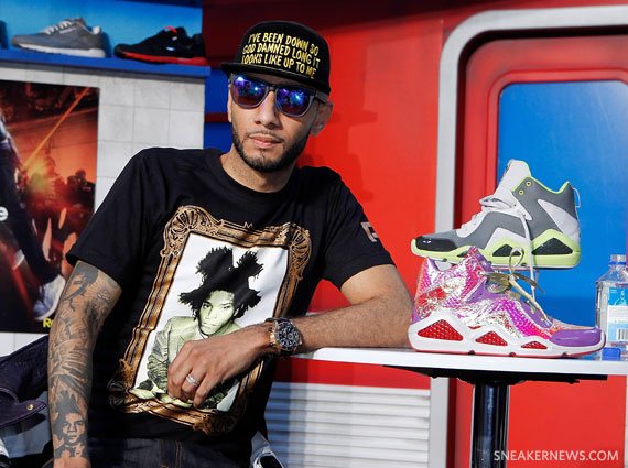 Swizz Beatz With The Reebok Kamikaze Sneaker 2