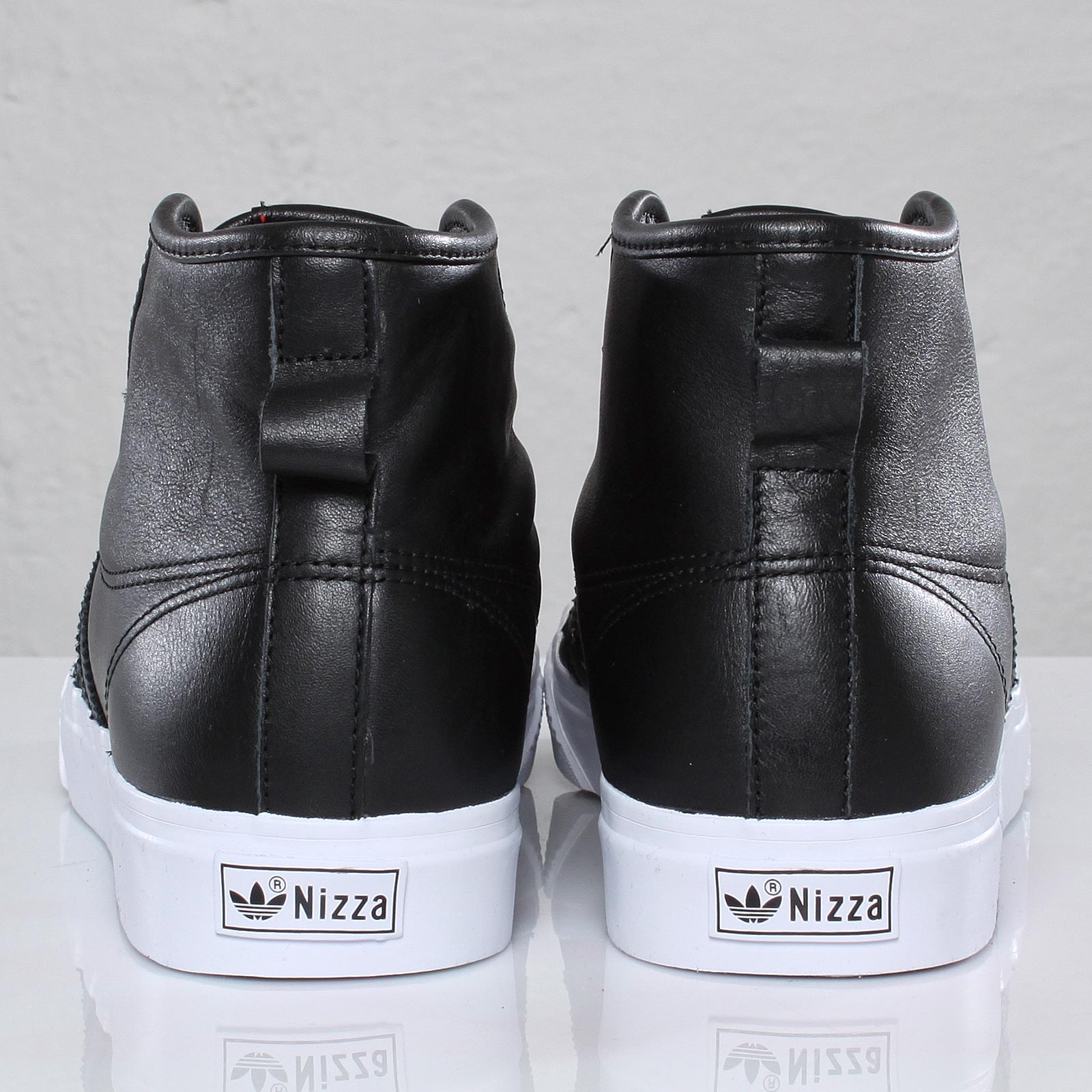 Adidas Originals Nizza Hi Black Leather 5