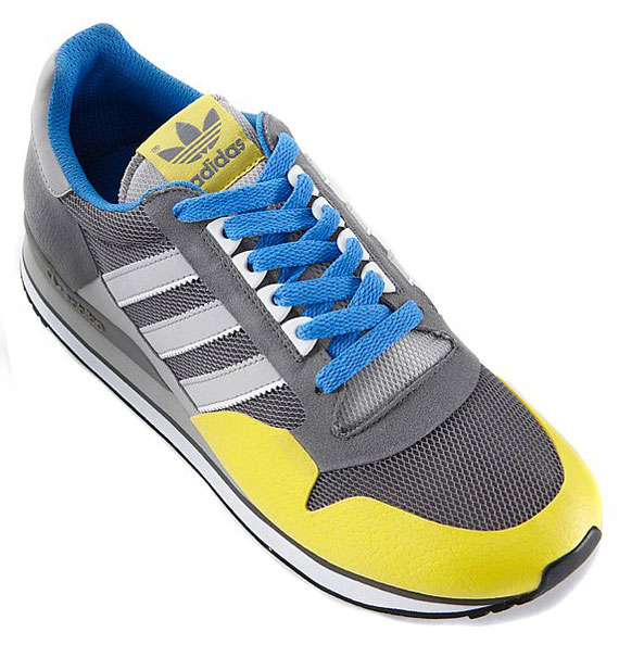 Adidas Zx500 Grey Blue Yellow Ct 01