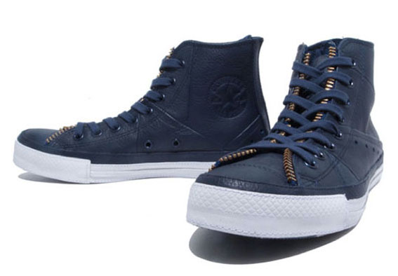 Schott for Converse Chuck Taylor Leather Jacket – Navy