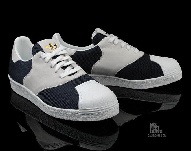 David Beckham Adidas Originals Superstar Saddle Db White Dark Navy 2