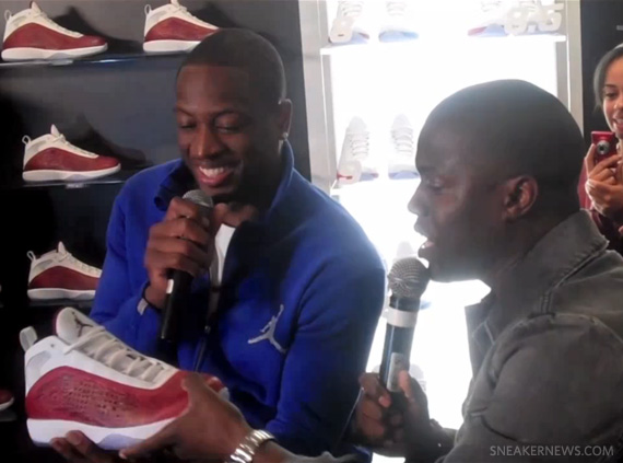 Dwyane Wade & Kevin Hart Discuss the Air Jordan 2011