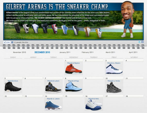 Gilbert Arenas is the Sneaker Champ – Microsite