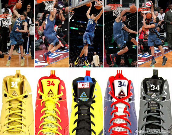 PEAK Relentless – Javale McGee's 2011 Dunk Contest PE's