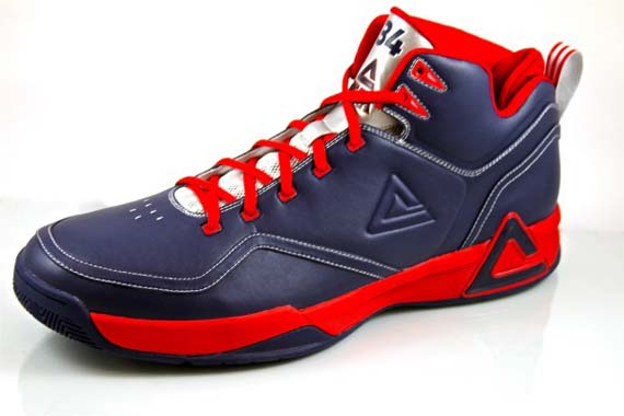 Javale Mcgee Slam Dunk Contest Shoe Navy Red Usa 2011 Peak Relentless All Star 1