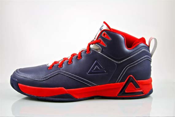 Javale Mcgee Slam Dunk Contest Shoe Navy Red Usa 2011 Peak Relentless All Star 3