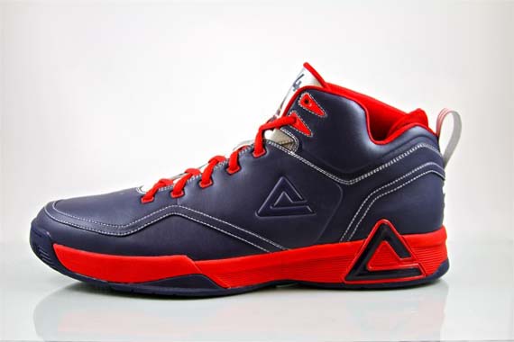 Javale Mcgee Slam zoom dunk Contest Shoe Navy Red Usa 2011 Peak Relentless All Star 3