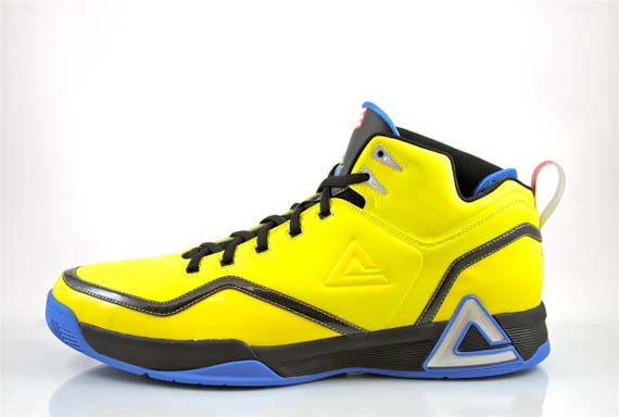 Javale Mcgee Slam Dunk Contest Shoe Wolverine Yellow Blue Red 2011 Peak Relentless All Star 1