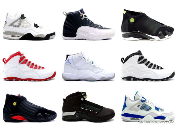 Jordan Brand – Potential 2011/2012 Retro Releases