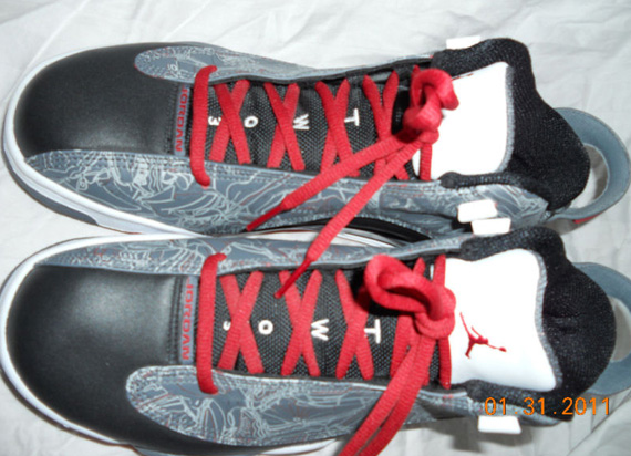 Jordan Dub Zero Black Red White Grey Unreleased Sample 03