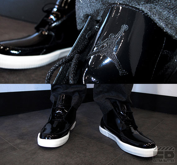 Jordan V2 Grown Black Patent Leather Eb 05
