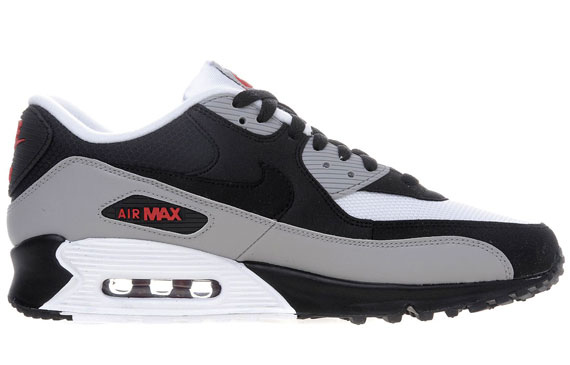 Air max 90 essential outlet grey red jd exclusive