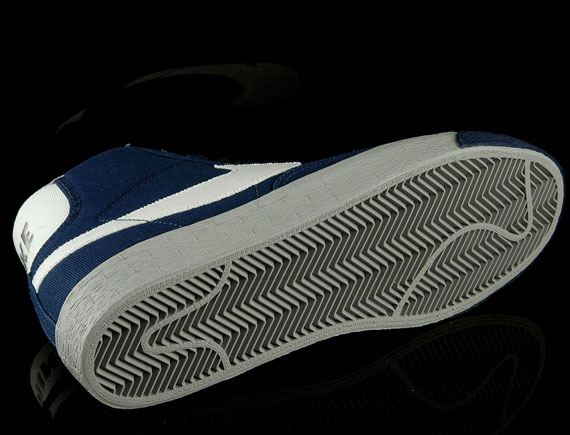 Nike Blazer Mid Canvas Obsidian White Grey 04