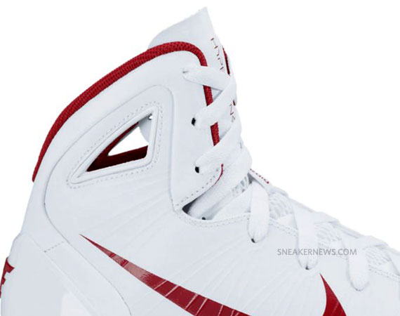 Nike Hyperdunk 2010 White Varsity Red 05