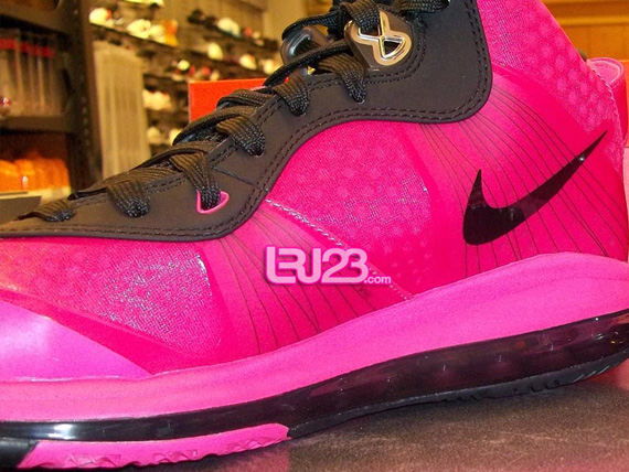 Nike LeBron 8 V2 GS – Pink – Black | Available