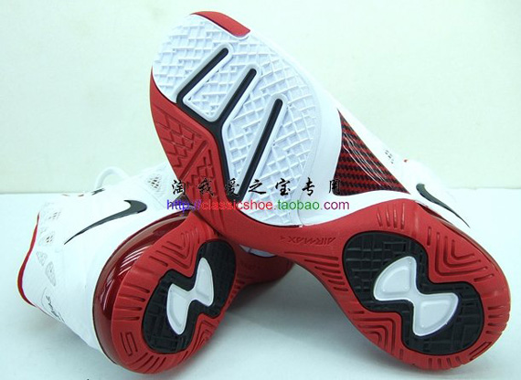 Nike Lebron 8 Ps Gs White Varsity Red Black 09